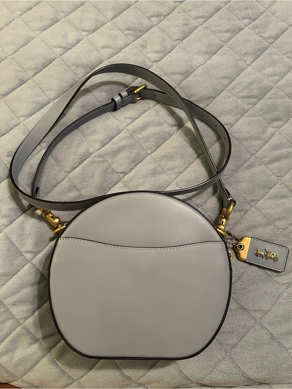 Coach GTH LTH canteen crossbody bag purse twilight blue